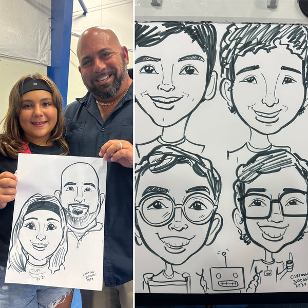 Back to School Caricatures - Southern Wake Academy Fuquay-Varina, NC