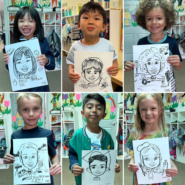 Greenfield School Caricatures