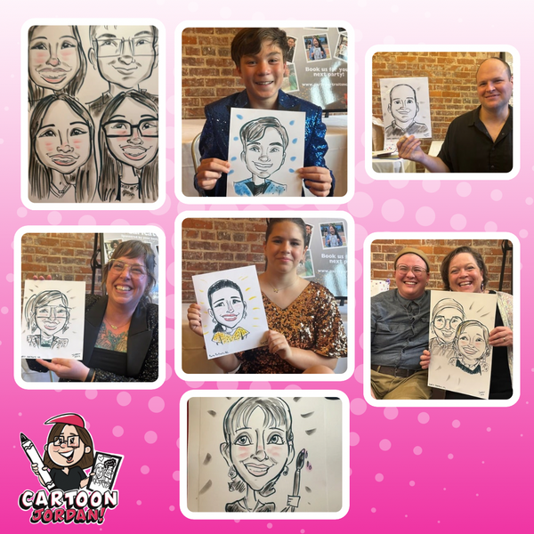 Bat Mitzvah Caricatures - Chapel Hill, NC