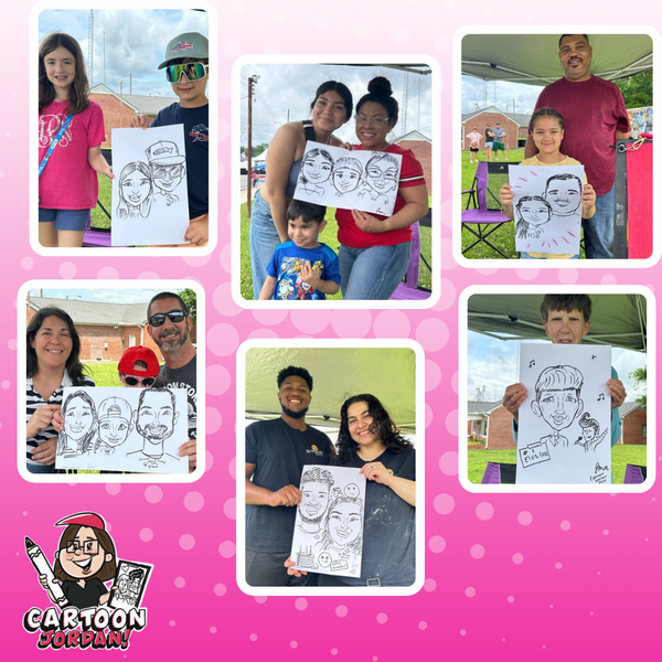 Sweetpotato Festival Caricatures - Bailey, NC