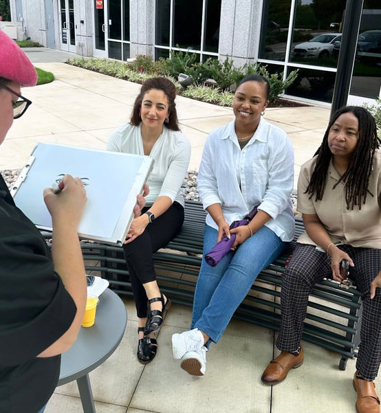 Trinity Partners Strolling Speed Sketcher Caricatures - Raleigh, NC