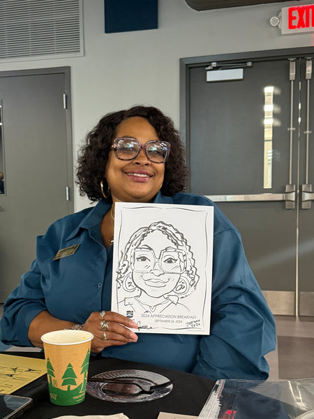 Community College Speed Sketcher Caricatures - Clemson, SC