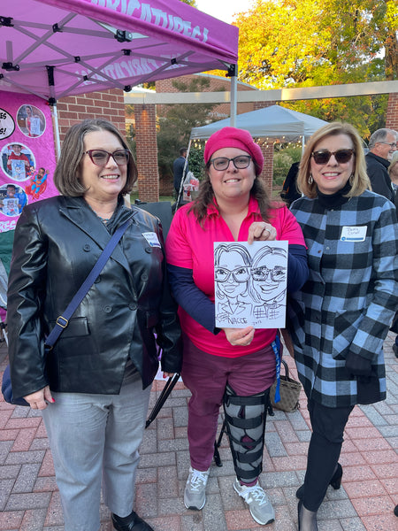 Cary Chamber of Commerce Member Appreciation Caricatures