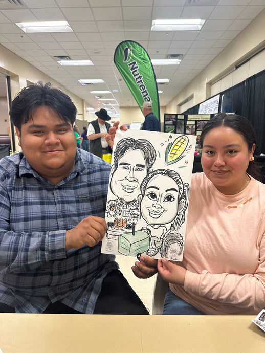 Sampson County Ag Day Caricatures