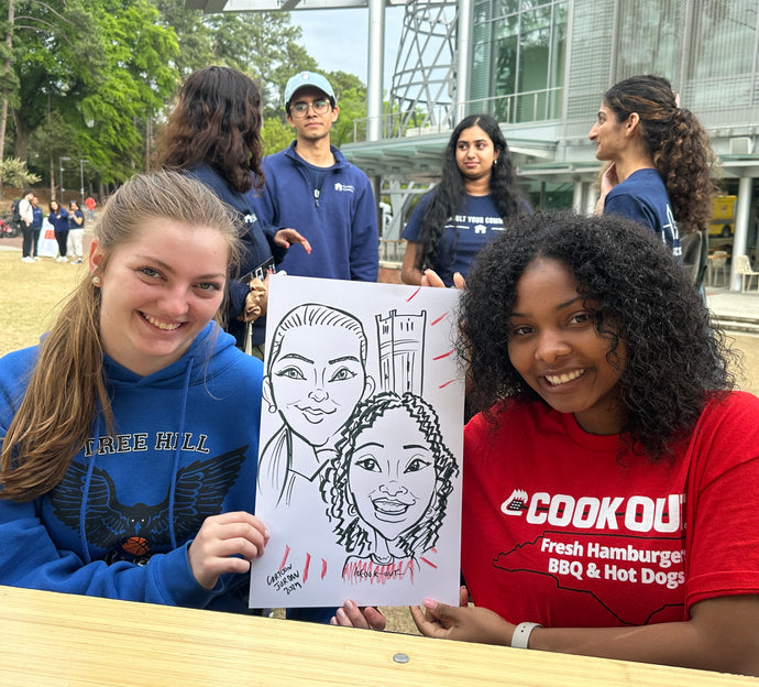 NC State Consult Your Community Caricatures - Talley Student Union