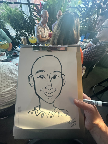 Live Strolling Speed Sketcher Caricatures - Durham, NC