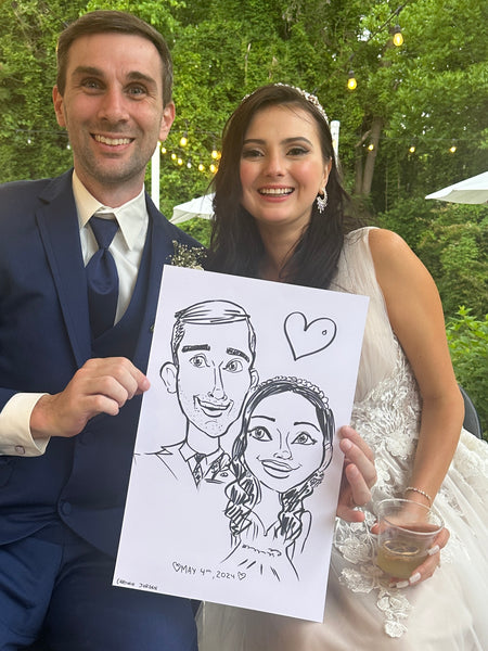 Live Wedding Caricatures - Goldsboro, NC